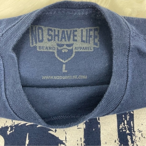No Shave Life Graphic T-Shirt Size Large - Picture 3 of 5